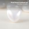 15 Pieces Heart Ornament with Fishing Line Glossy for Weddings, DIY Decorators