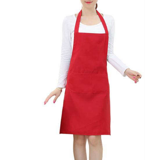Șorț de protecție pentru casă restaurant rezistent la ulei de bucătărie de culoare solidă