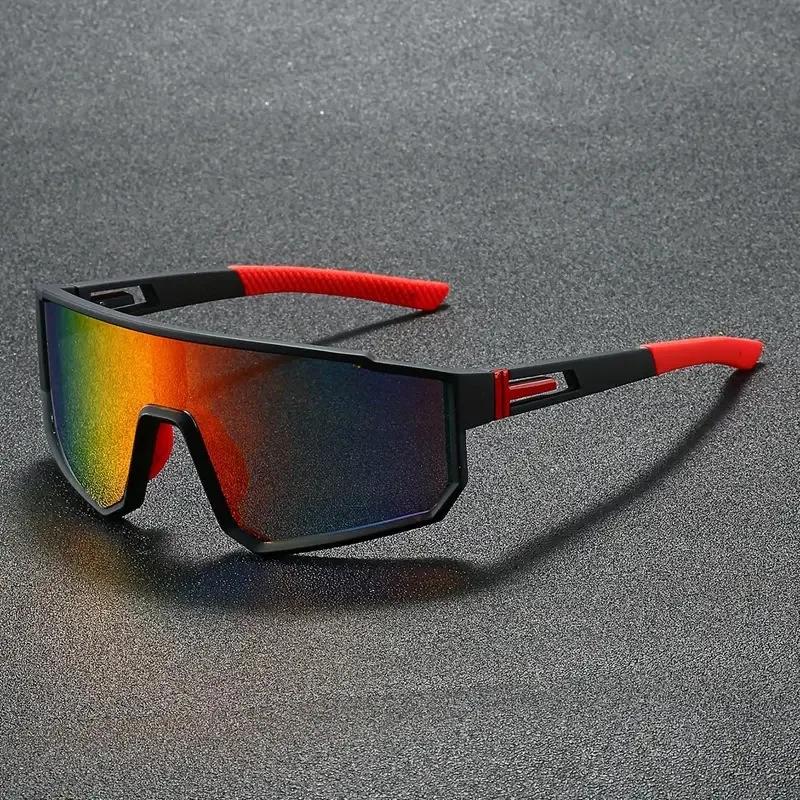 

New Square Cycling Sport Sunglasses Unisex Uv400 Cycling Shades Fit For Running Hiking Windproof Eyeswear Outdoor Glasses