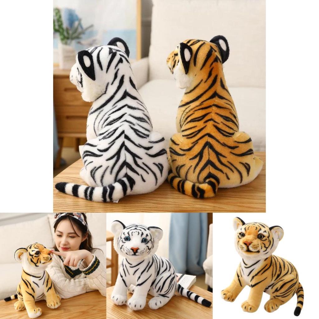 Adorable Lifelike Cute Cartoon Tiger Plush Toy Perfect For Kids And Collectors