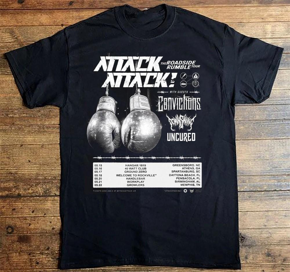 

NEW Attack Attack! 2025 Tour Black T Shirt All Size S-5Xl TA676 Unisex T-Shirt Graphic Tee XXXL