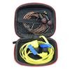 KZ Tragbare Mini Reißverschluss Kratzfest Aufbewahrung Kopfhörer Headset Tasche Etui Box