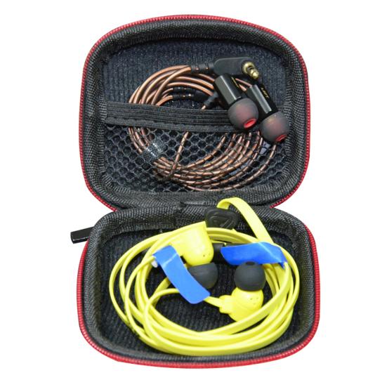KZ Tragbare Mini Reißverschluss Kratzfest Aufbewahrung Kopfhörer Headset Tasche Etui Box