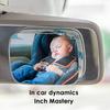 2PC Wide Angle Mirror Car Rearview Mirror Small Round Mirror Blind Spot 360 Degree Car Mirror Auxiliary Mirror Blind Area Mirror