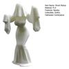 Ghost Female Figurine Gothic Ghost Bride Statue Halloween Spooky Lady Statue for Home Party Centerpiece Haunted House Decor