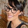Optical Spectacle Eyeglasses Frames for Women Anti Blue Light Blocking Glasses  Designer Cat Eye Ladies Fashion Eyewear New