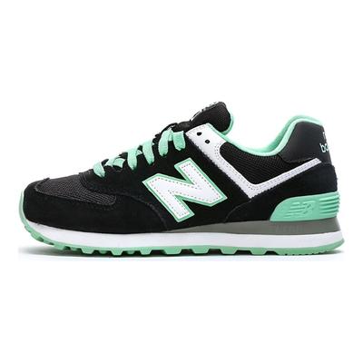574 Black Pistachio Women Sneakers Green White WL574CPC