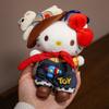 Hellokitty Plush Toys 15Cm Kitty Cat Stuffed Pendant Keychain Kawaii Toys Hobbies Collection Decor Toys Adorably Birthday Gifts