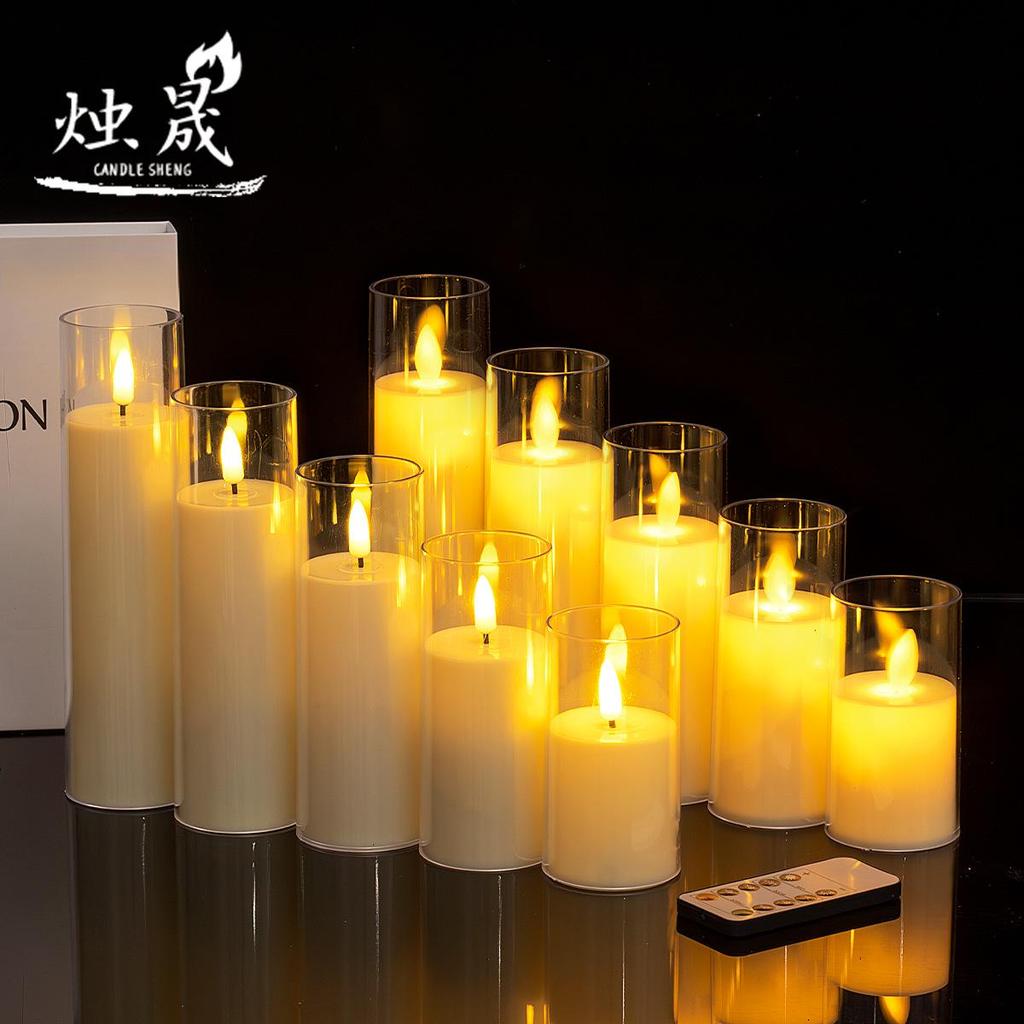 Remote Control LED Flickering Candle Cup for Weddings and Birthdays