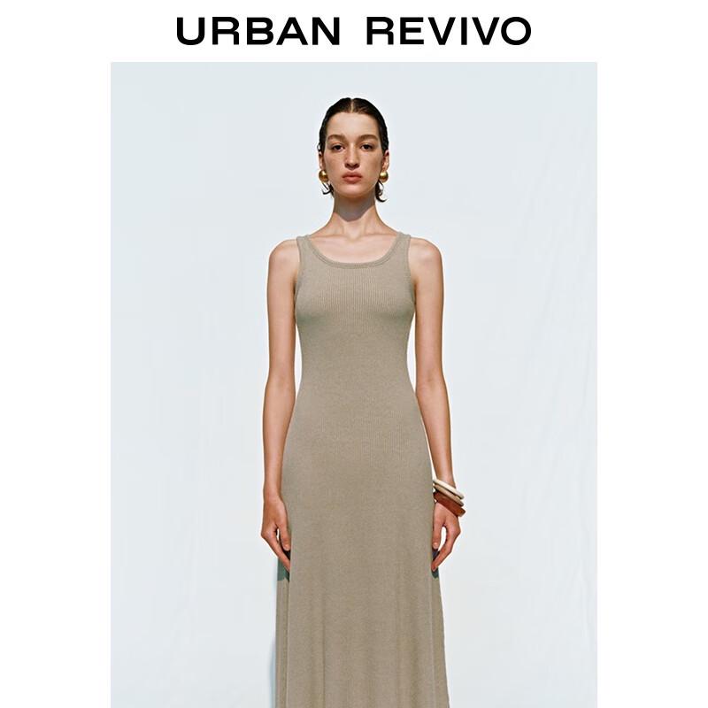 UR 2025 Damen Ärmelloses Lässiges Langes Kleid