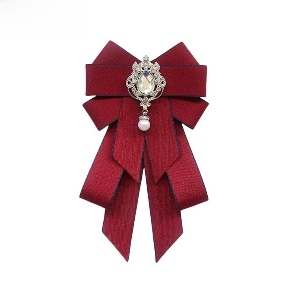 Adjustable Gentleman s Bow Tie Solid Color Men s Suit Accessory  Formal Occasion красный/синий