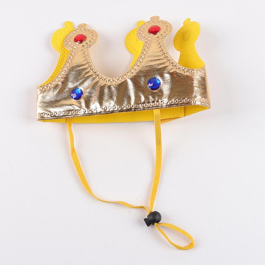 Costume Cloak and Crown Set Comfortable Outfit for Halloween Cosplay Carnival Stage
