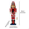 Christmas Decor Firefighter Nutcracker Statue Soldier Figurine for