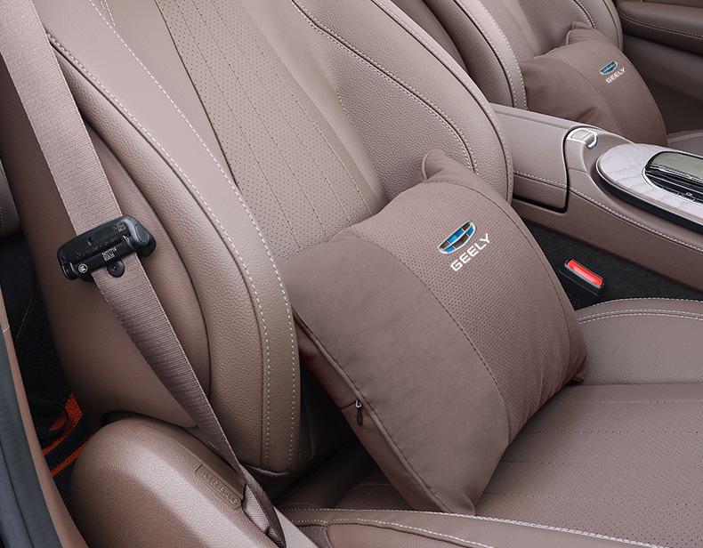 Geely Car Headrest and Lumbar Support for Xingyue, Binyue, Emgrand, Borui, Geometry, ICON - Neck Protection Pillow