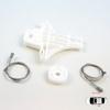 BWR1083 Window Regulator Repair Kit Rear Left for VW Tiguan MK1 5N 2007-2018 5-Door SUV 5N0839461