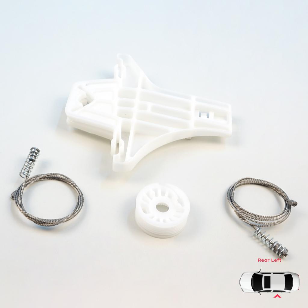 BWR1083 Window Regulator Repair Kit Rear Left for VW Tiguan MK1 5N 2007-2018 5-Door SUV 5N0839461