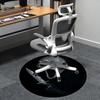 Diamond Encrusted Ghostface Chair Mat   Round Carpet for Home Decor, Office Flooring, Gift Idea for Any Room0218b
