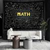 Arazzo da parete con formula matematica, arte astratta, stile hippie, minimalista, moderno, per dormitori, decorazioni per la casa