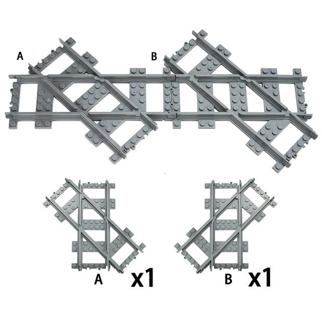 YENI Şehir Trenleri Esnek Parçalar Yumuşak Düz Kavisli Raylar Anahtarı Yapı Taşı Yaratıcı Modeller Demiryolları Oyuncaklar Çocuklar Için Hediyeler