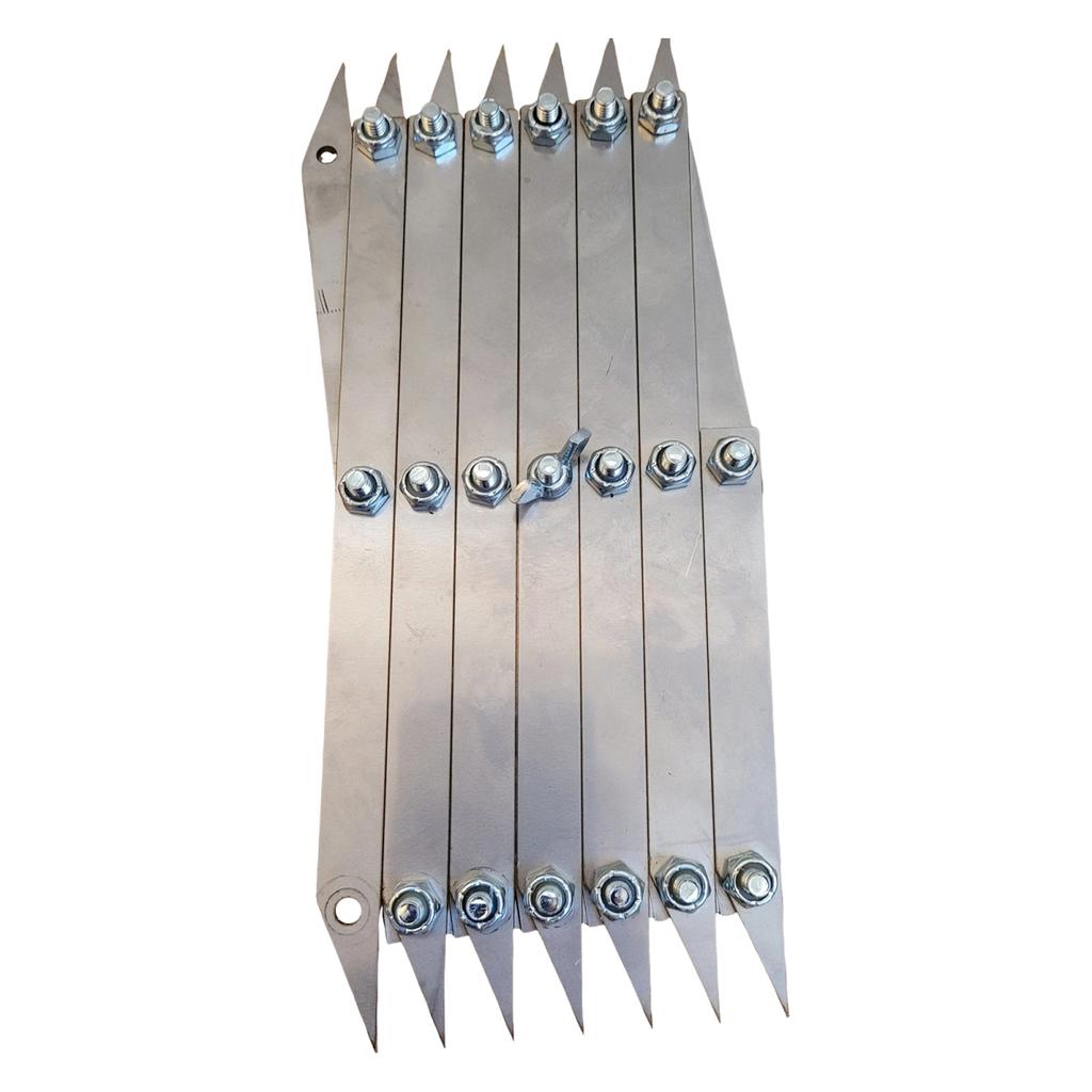 Yousheng 1/2Pcs 7 Point Woodworking Center Finder Marking Tools Sturdy Construction User-Friendly Design High Accuracy Equal Spacing Layout Tools