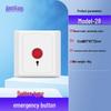 Automatic Key Reset Emergency Help Alarm Button with Pull Rope