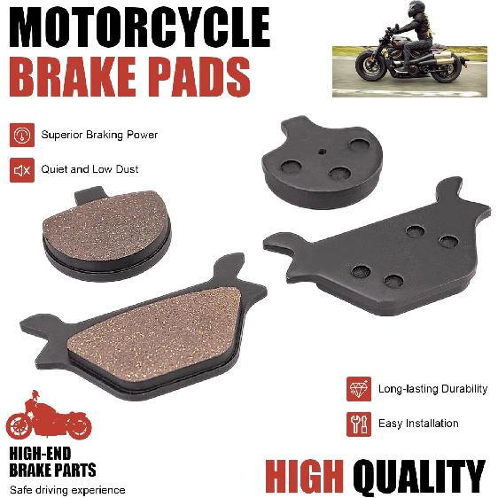 

Front and Rear Brake Pads for Harley Sportster Series Softail Series All Models 1988-1999