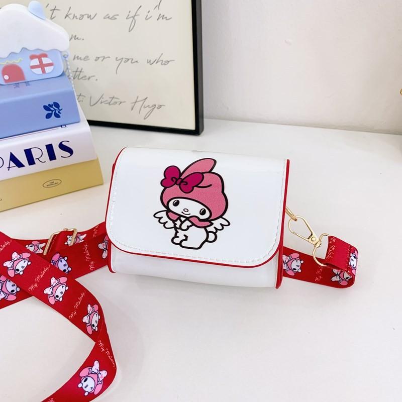 Hello Kitty Girls Mini Shoulder Bag Pu Lightweight Animal Print For Kindergarten