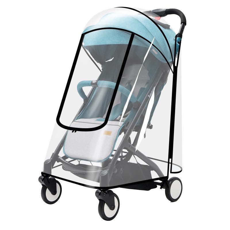 Universal Baby Stroller Rain & Wind Cover - Large, Warm, Waterproof Protection