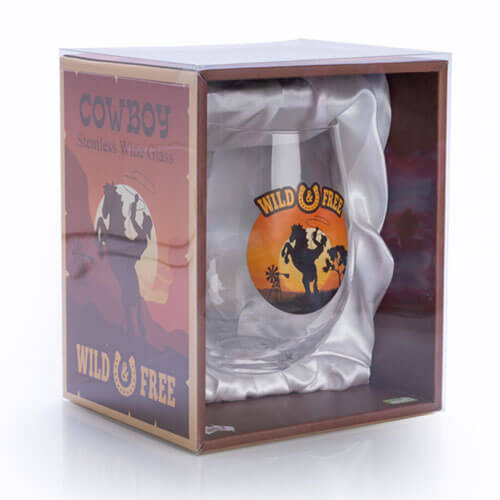 Stemless Wine Glass (Wild and Free)