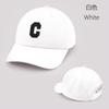 Gorra de Béisbol para Bebé Letra C Linda de Color Sólido Sombrero de Sol para Niños Pequeños con Orejas Verano Ajustable Niños Niño Niña Gorra de Visera