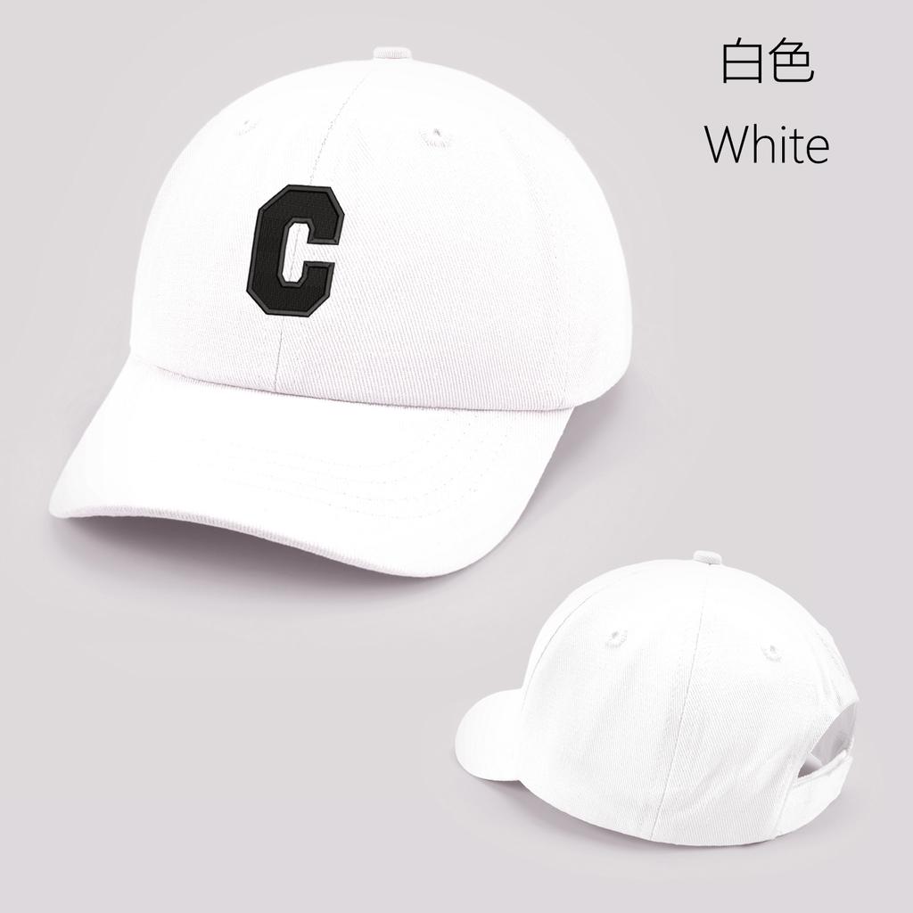 Gorra de Béisbol para Bebé Letra C Linda de Color Sólido Sombrero de Sol para Niños Pequeños con Orejas Verano Ajustable Niños Niño Niña Gorra de Visera