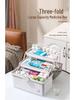 Boîte de Rangement Médical Domestique Extra-Large Multicouche Star You