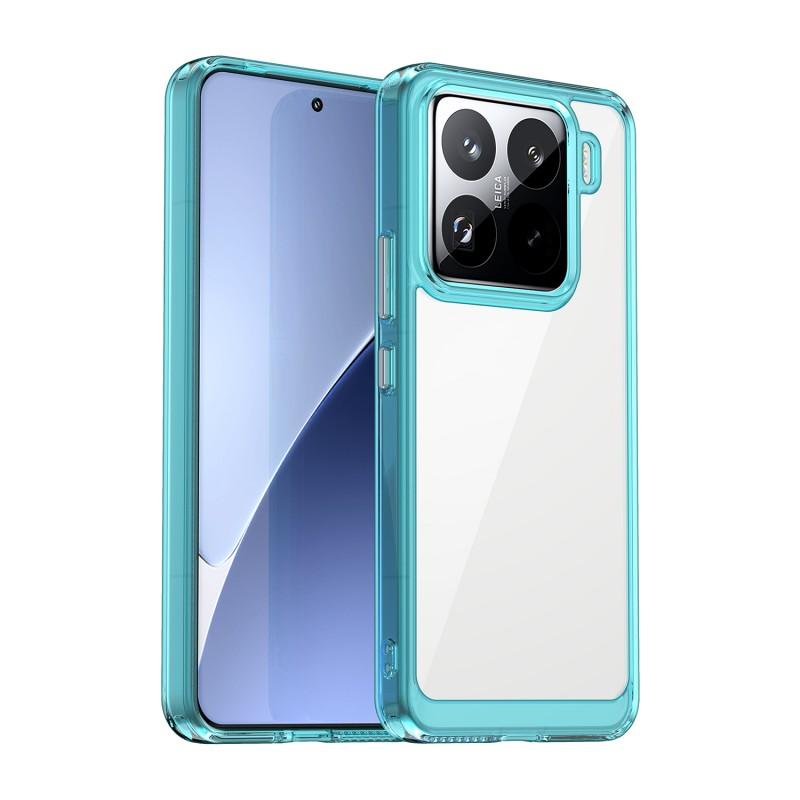 For Xiaomi 15 Pro Phone Case WANLONFENG XC Series TPU Acrylic Cover with Tempered Glass (Big Lens Hole)
