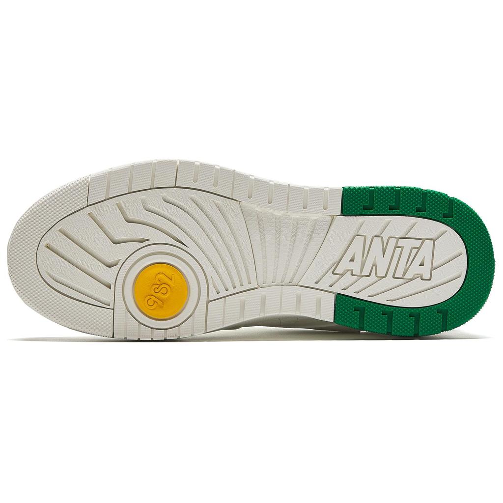 New Anta 982 Anti-Slip Wear-Resistant Low-Top Skateboard Shoes Men's White 112438077R-1