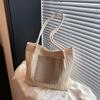 Summer straw woven bag women's new large-capacity woven shoulder bag high value sense niche tote bag bag