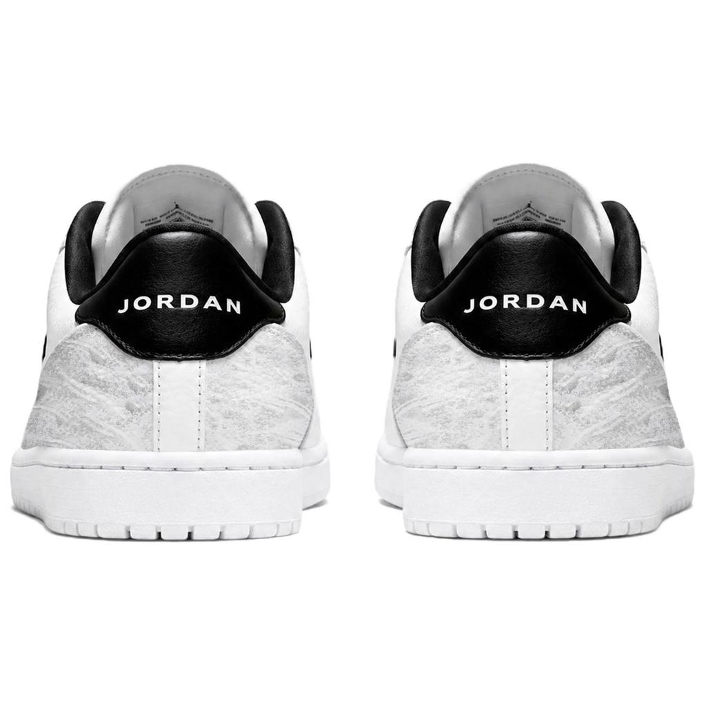 Jordan COURT CONNECT Abrasion Resistant Lightweight Low Top Skateboard Shoes Men's Black White IQ5698-101(Team1496-)