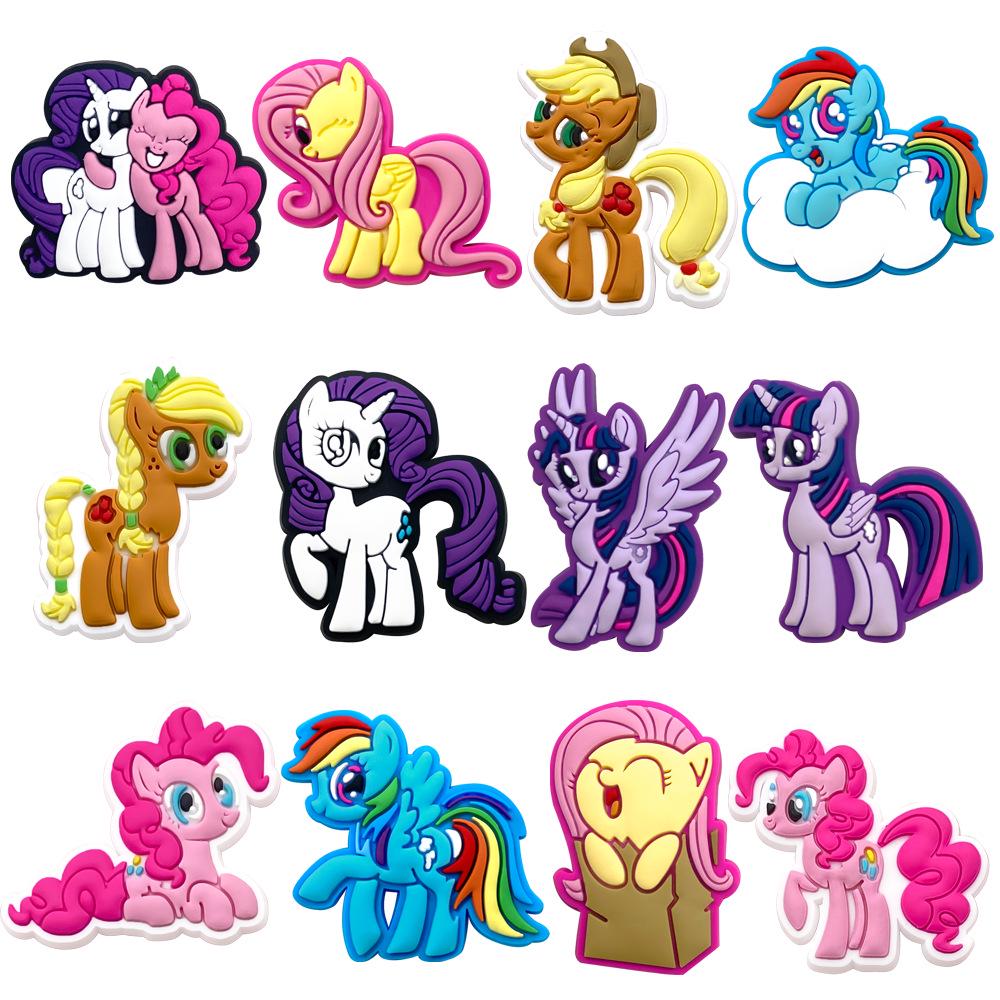 84 Exquisite Anime Shoe Charms: Soft Rubber Buckles for DIY Clogs and Cute Decorations