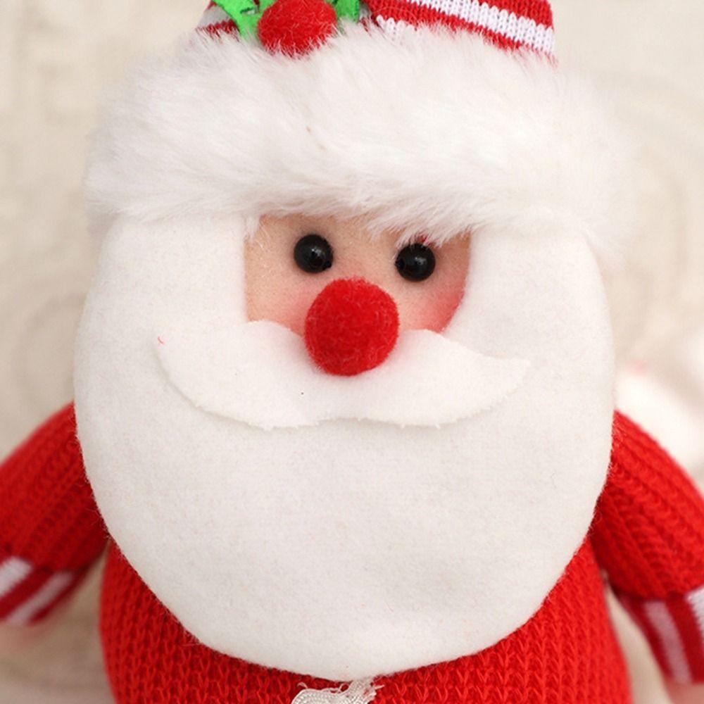 Santa Claus Candy Tote Bag Snowman Candy Handbag Cute Christmas Gift Bag  Kids