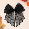Bat Embroidery Halloween Hair Clip Bowknot Hair Accessories Spring Hair Clip  Cosplay Events