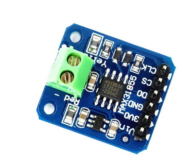 K-Type Thermocouple Module with MAX31855 - 1350°C High Temp, SPI Interface, Digital Readout