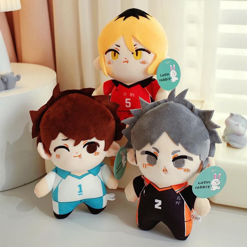 1Pc 26cm Anime Haikyuu Series Plush Toys Cartoon Hinata Shoyo Tobio Kageyama Kei Tsukishima Stuffed Dolls Fans Collection Gift