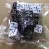 10Pcs 5 Positive +1/+1 & 5 Negative -1/-1 Dice Counters For Magic The Gathering