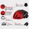 PANTHER Bicycle Helmet for Cycle Sports Dial Size High Impact Unisex Adults, Helmet, Adjustment, Breathability, Resistant, YB-69 (Matte Red)