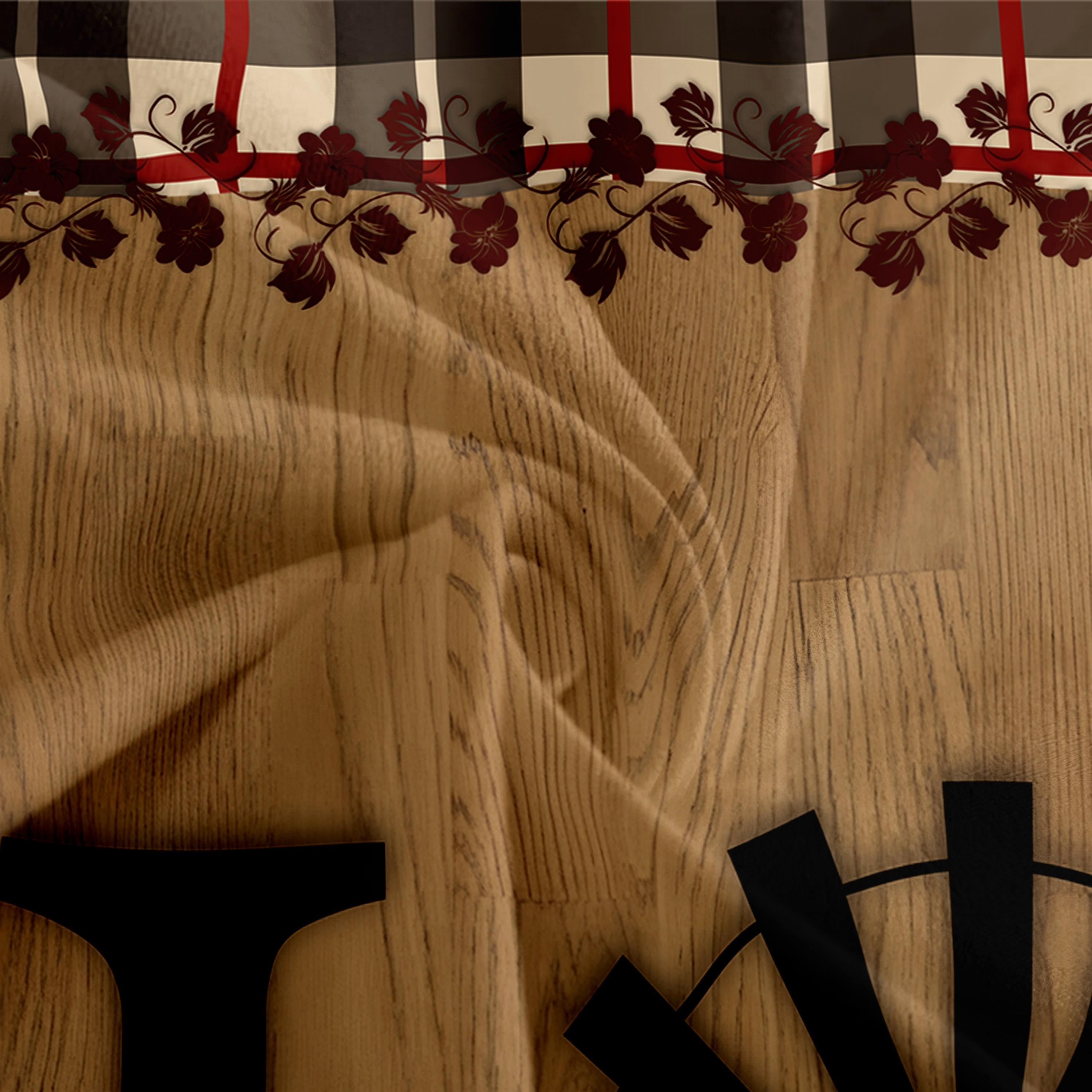 Комплект из 3 пододеяльников с цветочным рисунком — фото 5