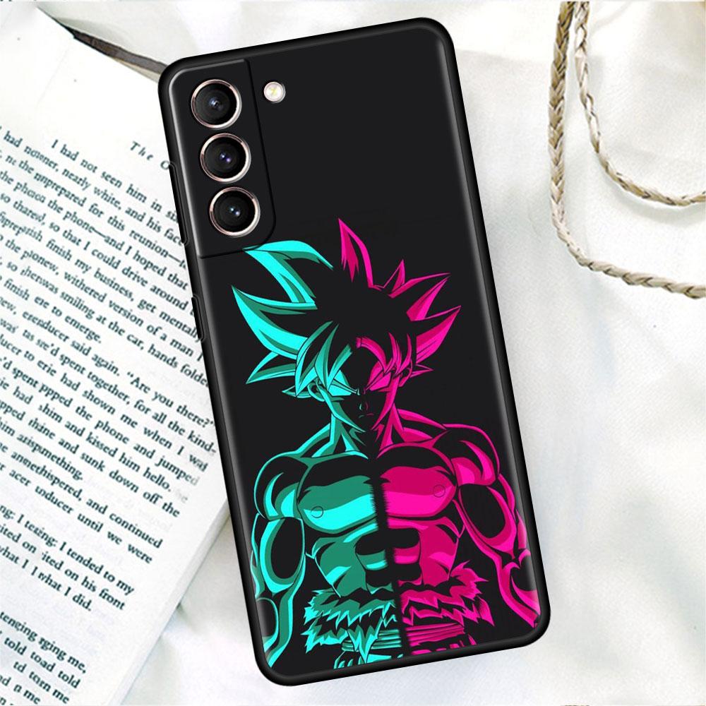 Phone Black Soft Case For Samsung Galaxy S22 S21 S20 Ultra FE S9 S8 S10 Plus Note 20 10 9 Fundas Cover Saiyan Cool Vegetas
