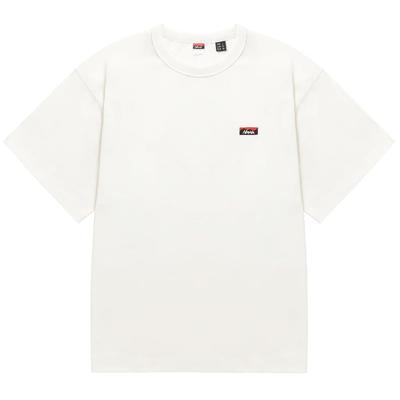 Eco Hybrid Box Logo Stickerei NW24111G804 WHT M [NANGA] T-Shirt