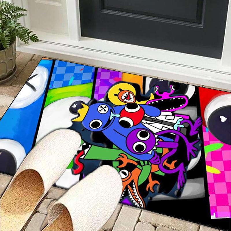 

Kawaii Friends Characters Adventure Office Rug Chair Mat, Game Carpet, Suitable for Front Door, Bedroom, Living Room, Desk, Holiday Gift 40cmx60cm