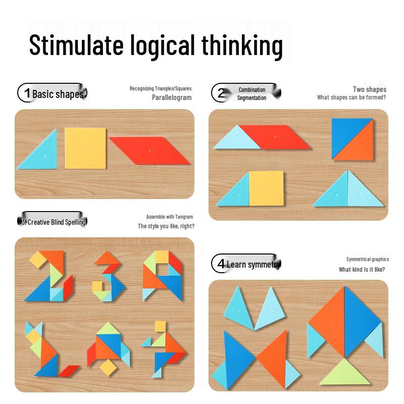 Deli Magnetic Tangram Puzzle