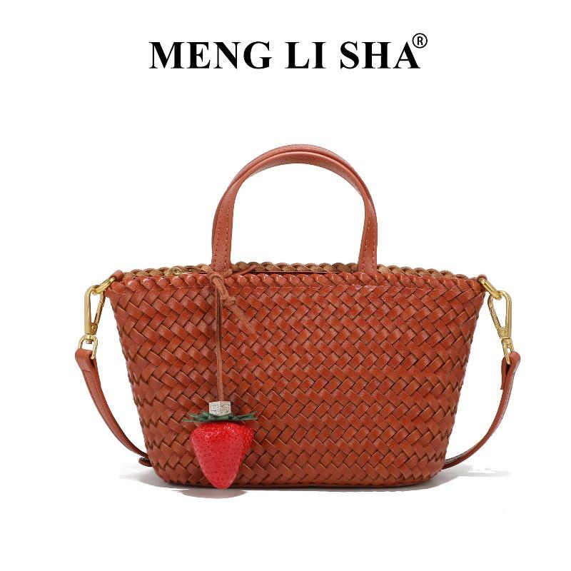 Spring and summer new niche fashion hand-woven vegetable basket women's bag trendy versatile single shoulder messenger tote bag