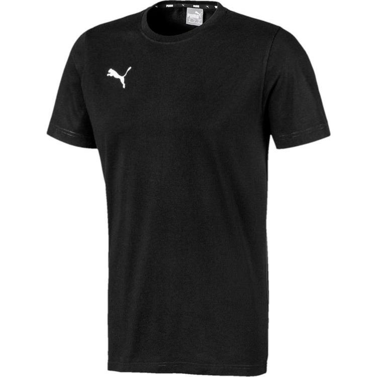 

Puma Round Neck Slim Fit Short Sleeve T-Shirt Men Tops Black 656986-03 S
